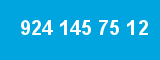924 145 75 12